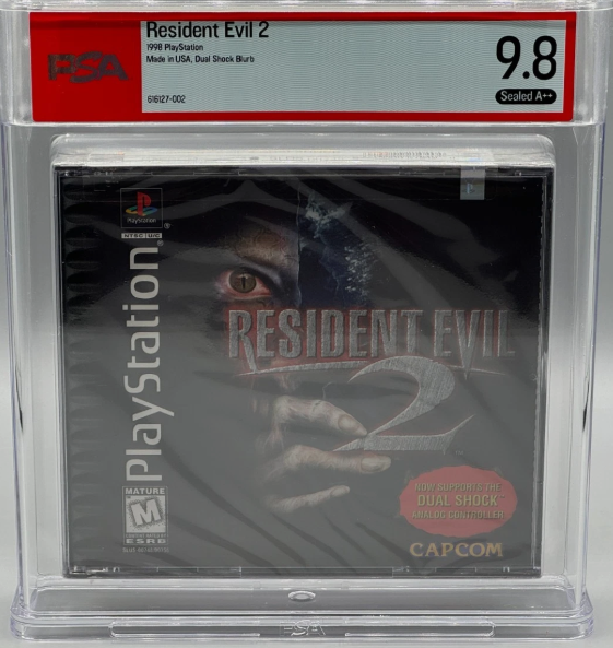 Resident Evil 2 Sony PlayStation PS1 Sealed New PSA 9.8 A++ Graded Capcom